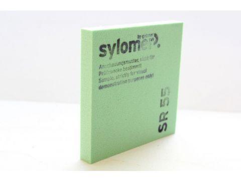 Sylomer SR 55 зеленый, лист 1200 х 1500 х 25 мм