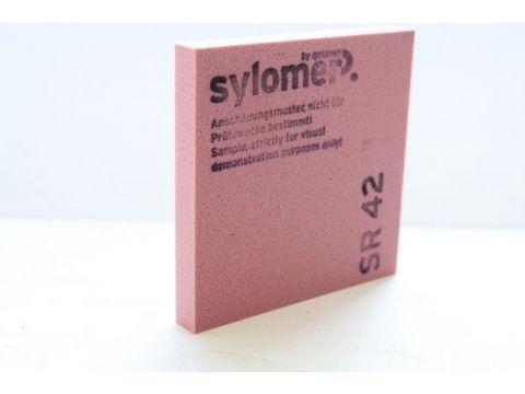 Sylomer SR 42 розовый, лист 1200 х 1500 х 12,5 мм