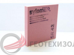 Sylomer SR 42 розовый,  лист 1200 х 1500 х 25 мм